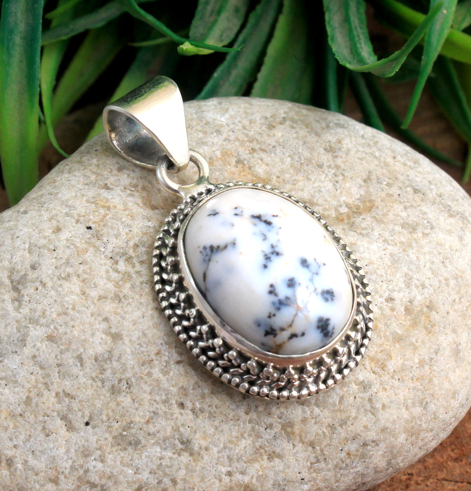 Dendritic Opalite Pendant