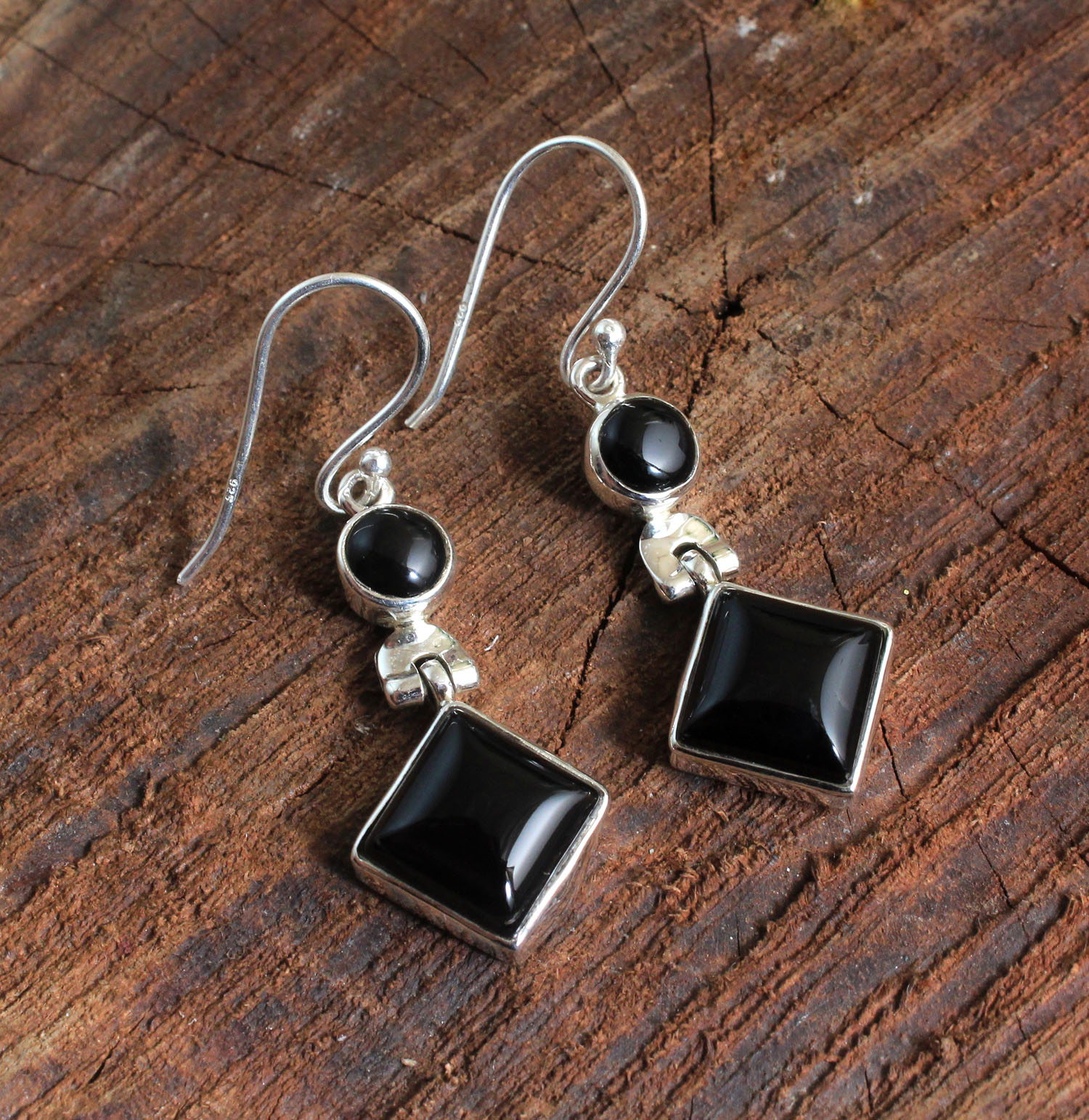Black Onyx Earring